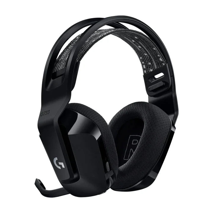 Logitech G733 Lightspeed Wireless RGB Gaming Headset - Black - Tashqila Logitech G733 Lightspeed Wireless RGB Gaming Headset - Black - Tashqila